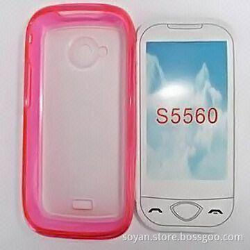 Samsung S5560 TPU Case, Made of Plastic, Soft, Durable and Available in Multi-color for Mobile Phone